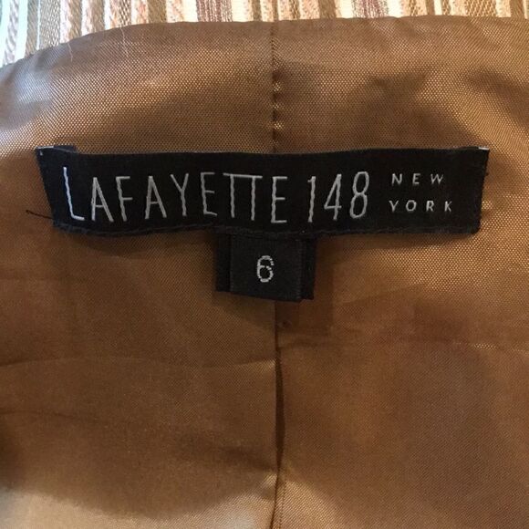Lafayette 148 New York metallic striped blazer! - Picture 9 of 9
